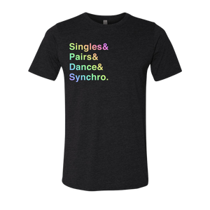 [VAULT] Singles & Pairs & Dance & Synchro. T-Shirt
