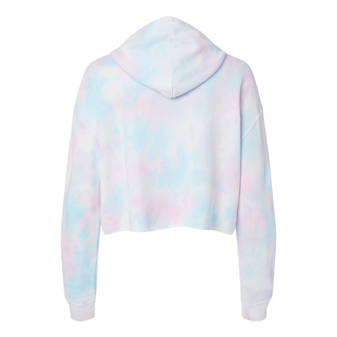 World's Okayest Skater Cotton Candy Hooded Crop