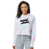 Casual Skater Cotton Candy Hooded Crop - Adults Skate Too LLC