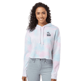 Pixel Skate Cotton Candy Hooded Crop - Adults Skate Too LLC