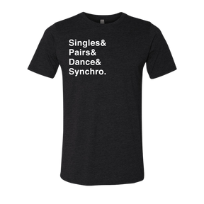 Singles & Pairs & Dance & Synchro. T-Shirt