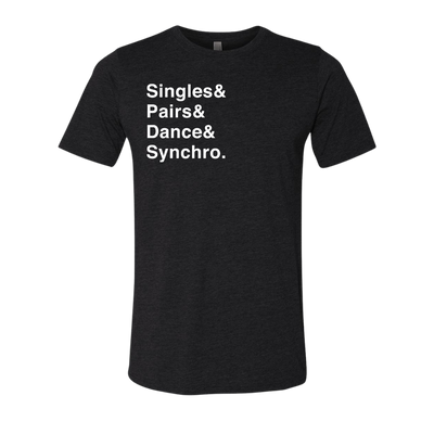 [VAULT] Singles & Pairs & Dance & Synchro. T-Shirt