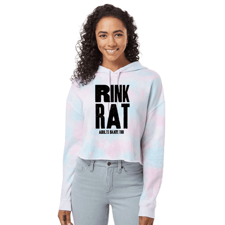 Rink Rat Cotton Candy Hooded Crop - Adults Skate Too LLC