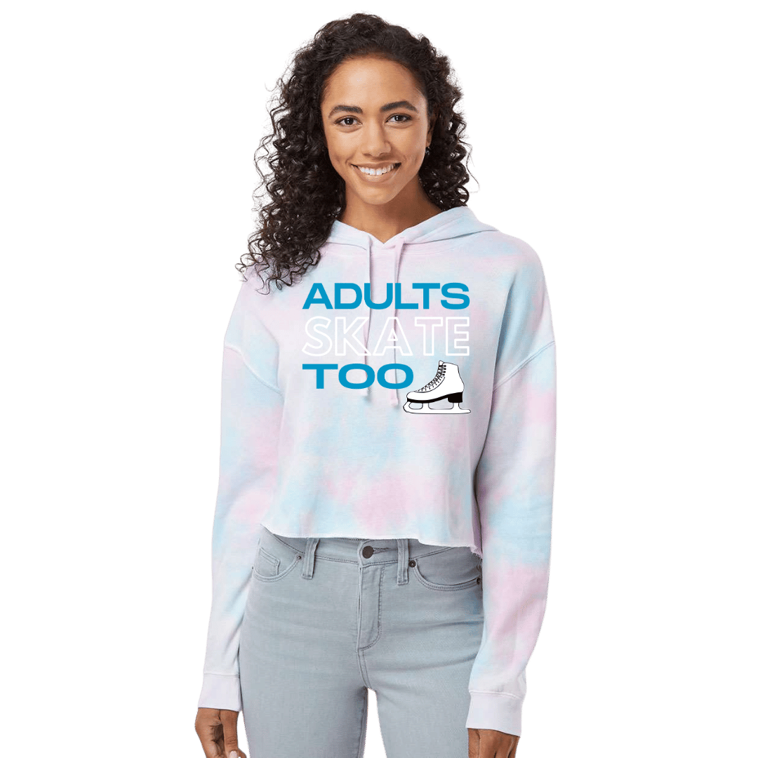 Adults Skate Too OG Cotton Candy Hooded Crop