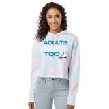 Adults Skate Too OG Cotton Candy Hooded Crop - Adults Skate Too LLC