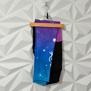 AST Compression Leggings - Midnight Nebula Fade - L - Adults Skate Too LLC