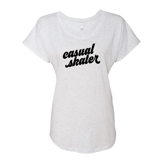 Casual Skater Dolman Tee - Adults Skate Too LLC