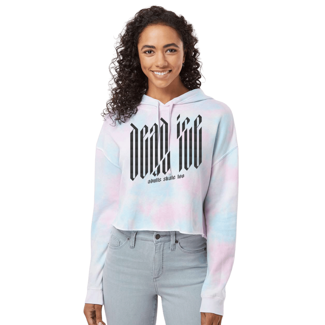 Dead Ice Cotton Candy Hooded Crop