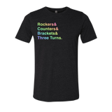[VAULT] Rockers & Counters & Brackets & Three Turns T-Shirt - Adults Skate Too LLC
