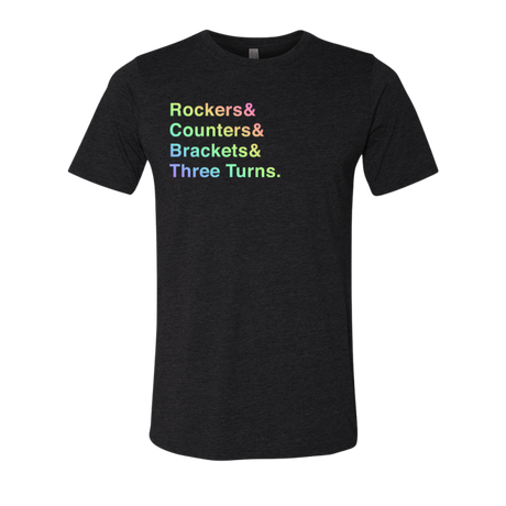 [VAULT] Rockers & Counters & Brackets & Three Turns T-Shirt