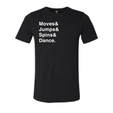 [VAULT] Moves & Jumps & Spins & Dance. T-Shirt - Adults Skate Too LLC