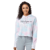 Let's Kick Some Ice Cotton Candy Hooded Crop