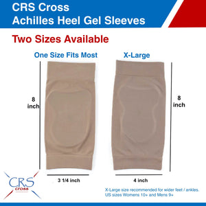 CRS Cross Achilles Heel Sleeve - Padded Compression Gel Sleeve
