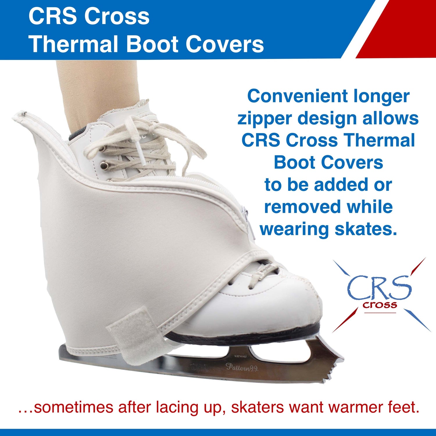 CRS Cross Thermal Skate Boot Covers - Insulated Warm Skate Covers