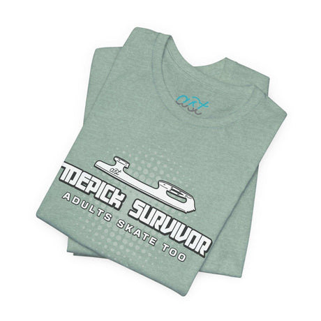 Toepick Survivor Tee - Adults Skate Too LLC