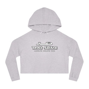 Toepick Survivor Women’s Cropped Hooded Sweatshirt