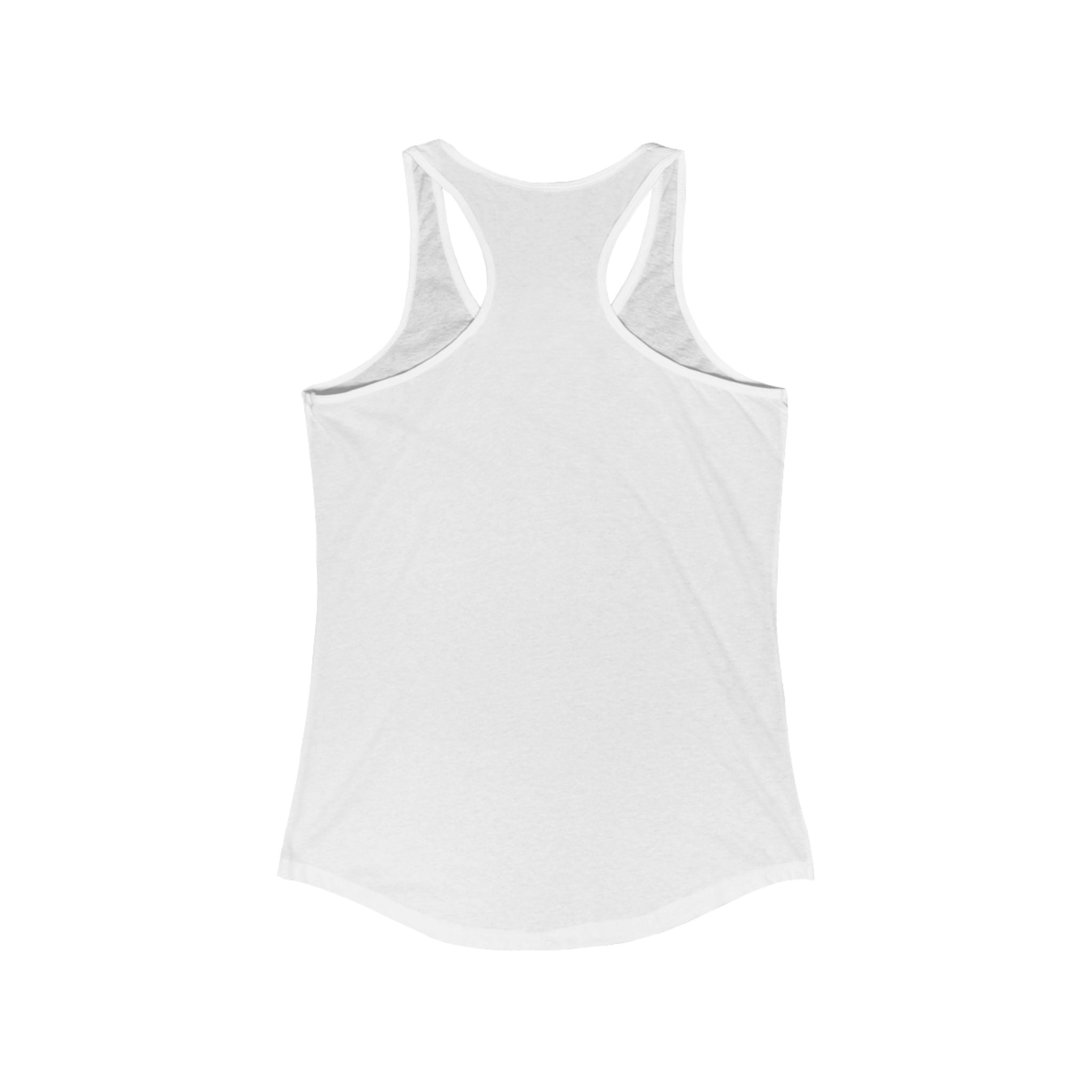 White tank top on a white background
