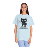 Knife Shoes Cat T-Shirt