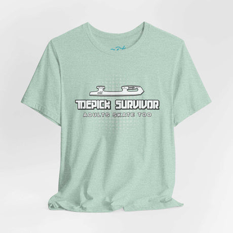 Toepick Survivor Tee - Adults Skate Too LLC