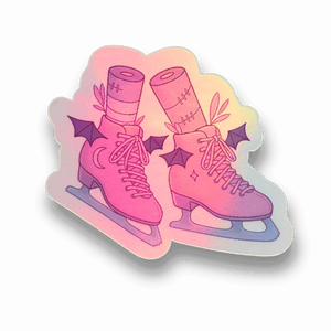 Batty Blades Holographic Stickers