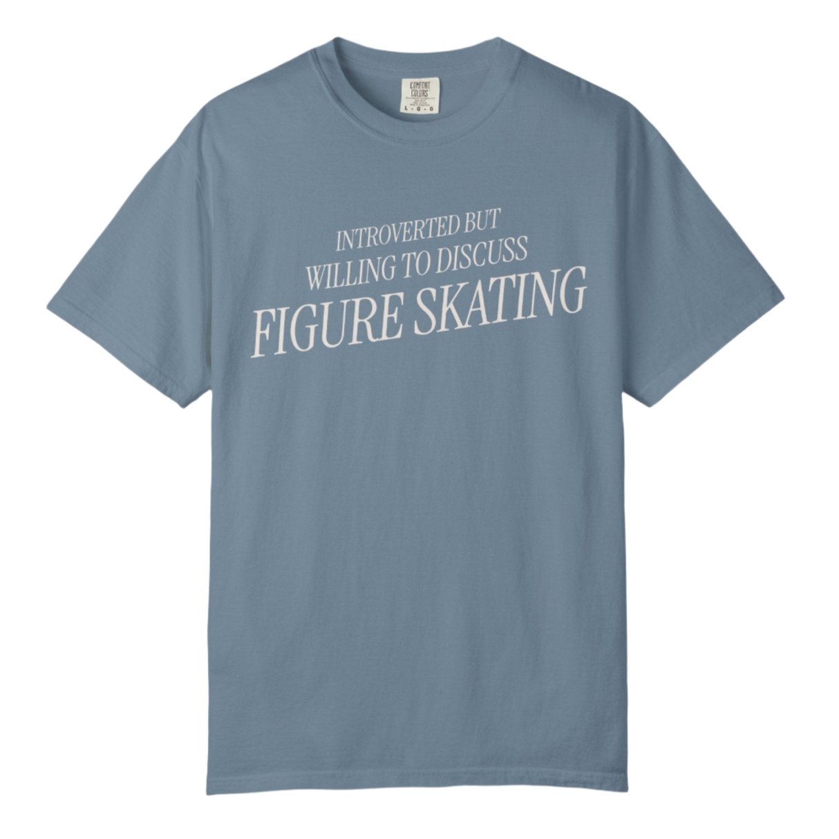 Introverted but Willing to Discuss Figure Skating T-Shirt - Adults Skate Too LLC