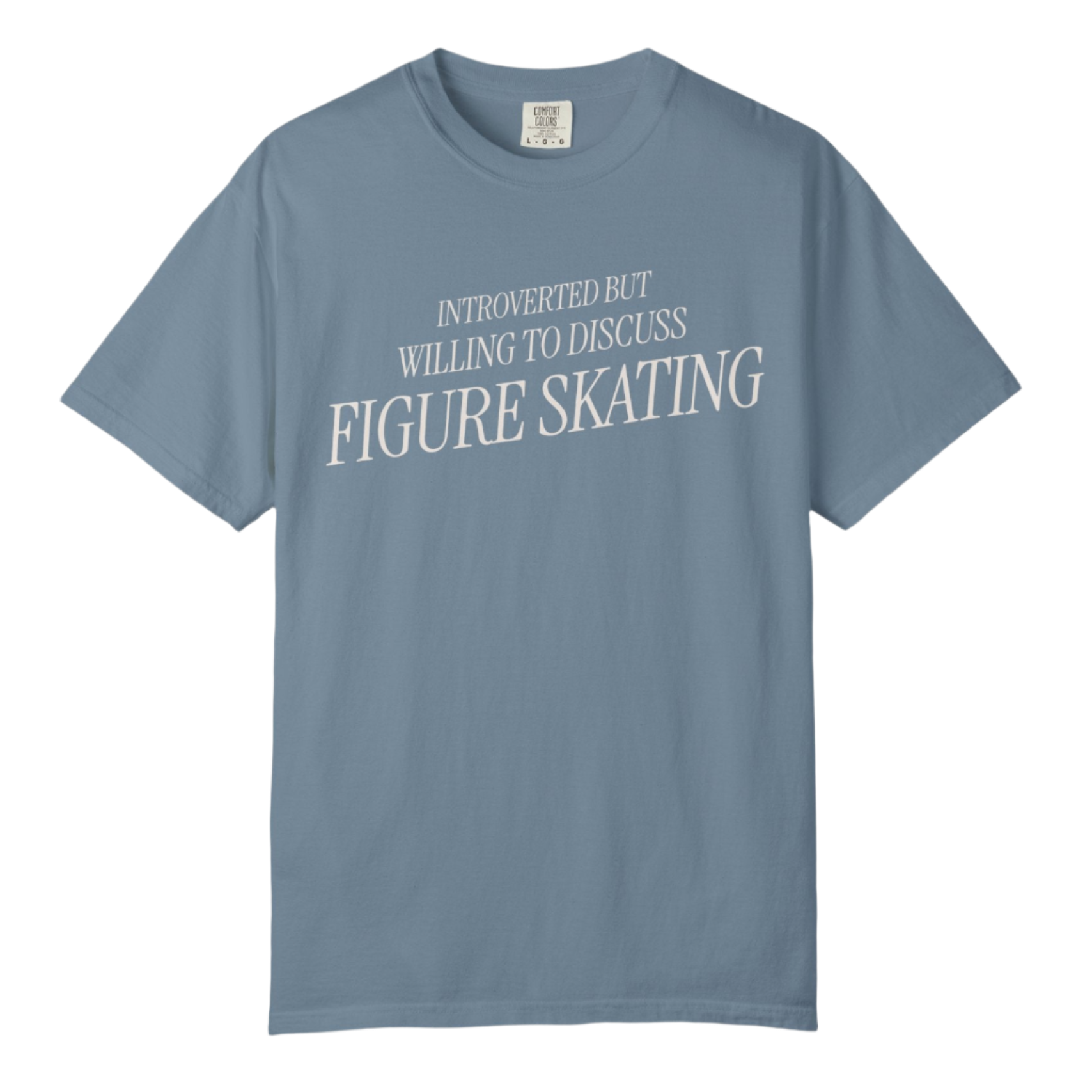 Introverted but Willing to Discuss Figure Skating T-Shirt - Adults Skate Too LLC