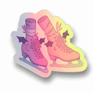 Batty Blades Holographic Stickers