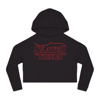 Skater Things Women’s Cropped Hooded Sweatshirt