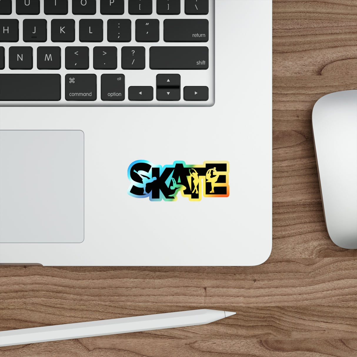 Holographic Skate Die-Cut Stickers - Adults Skate Too LLC