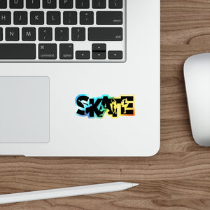 Holographic Skate Die-Cut Stickers - Adults Skate Too LLC