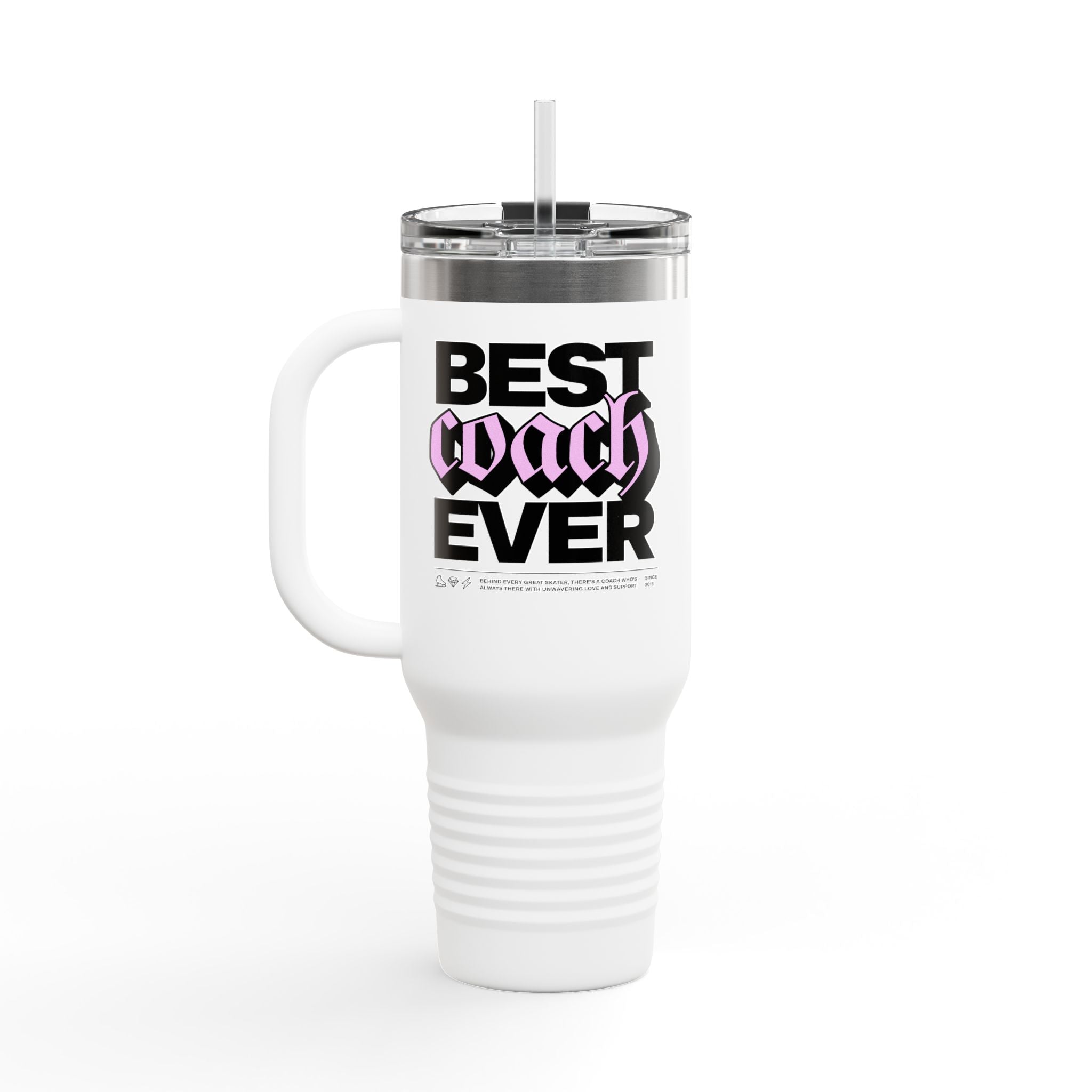 Best Coach Ever Insulated Travel Mug, 40oz - Adults Skate Too LLC