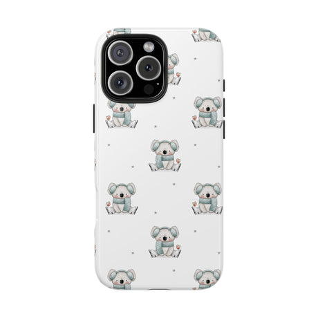 Cute Koala Tough Phone Case - Durable Protection for Nature Lovers