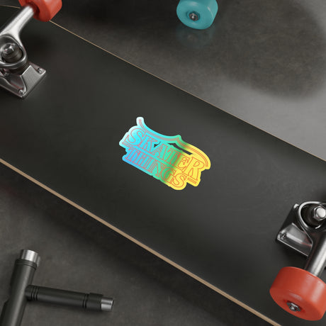 Skater Things Holographic Sticker