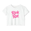 Barbiecore Rink Rat Cropped Festival Tee