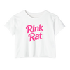 Barbiecore Rink Rat Cropped Festival Tee
