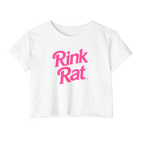 Barbiecore Rink Rat Cropped Festival Tee