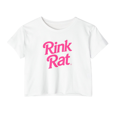 Barbiecore Rink Rat Cropped Festival Tee