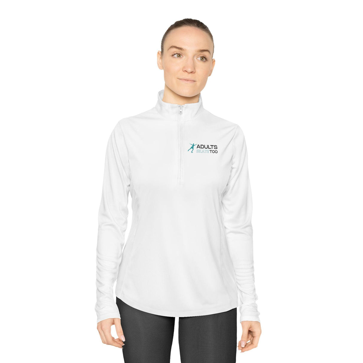 AST Ladies Quarter-Zip Pullover - Adults Skate Too LLC