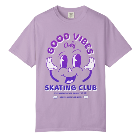 Good Vibes Skating Club T-Shirt - Adults Skate Too LLC