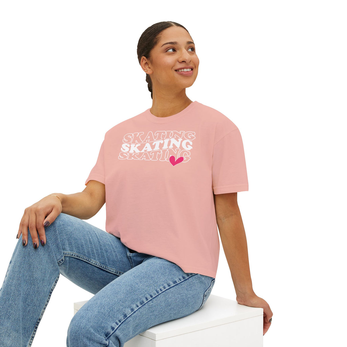 Skating Vibes Women's Boxy Tee - Adults Skate Too LLC