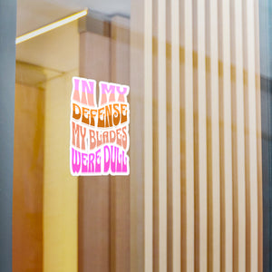 Dull Blades Vinyl Sticker - Adults Skate Too LLC
