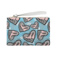 Sketched Skates Clutch Bag - Adults Skate Too LLC
