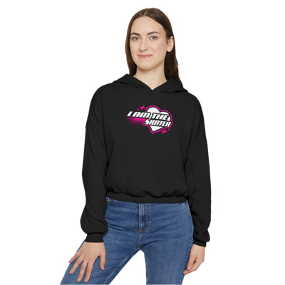 I Am The Skater Cinched Bottom Hoodie - Adults Skate Too LLC