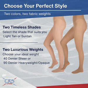 CRS Cross Skating Tights - two pairs