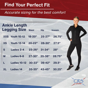 CRS Cross Ice Skating Ankle Length Leggings