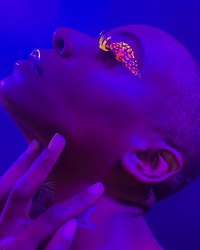 Sorbet Sparkle - Faux Mink Glam Glitter & Rhinestone Glitter Lashes