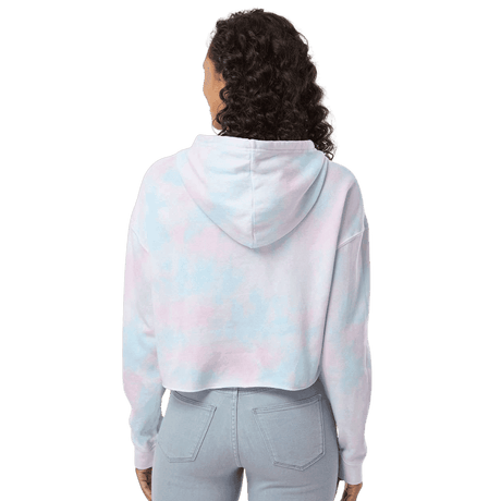 Skater's Social Cotton Candy Hooded Crop - Adults Skate Too LLC