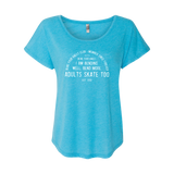 Bend Your Knees Club Dolman Tee - Adults Skate Too LLC