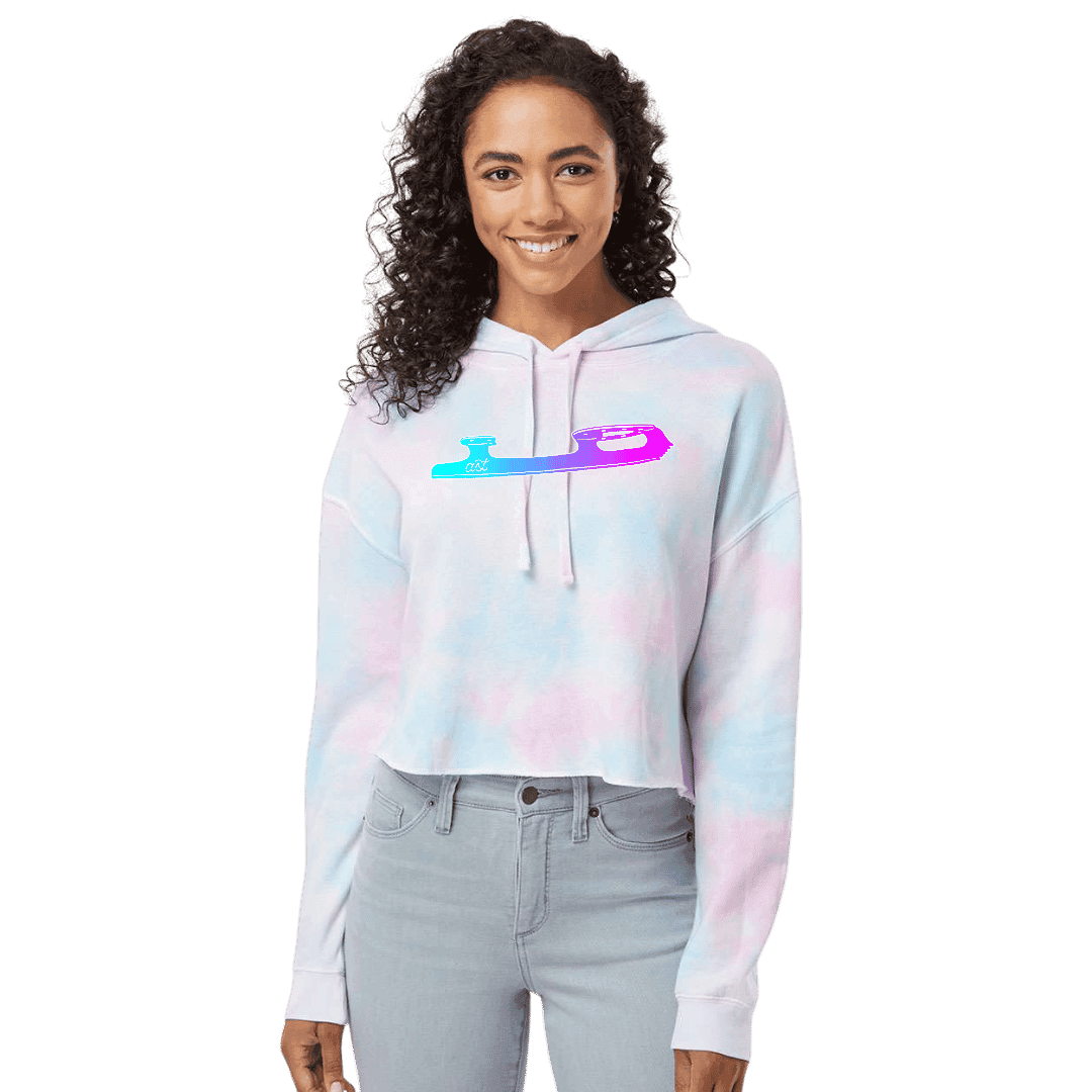 Blade Cotton Candy Hooded Crop - Adults Skate Too LLC