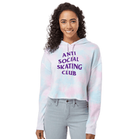 Anti Social Skating Club Cotton Candy Hooded Crop